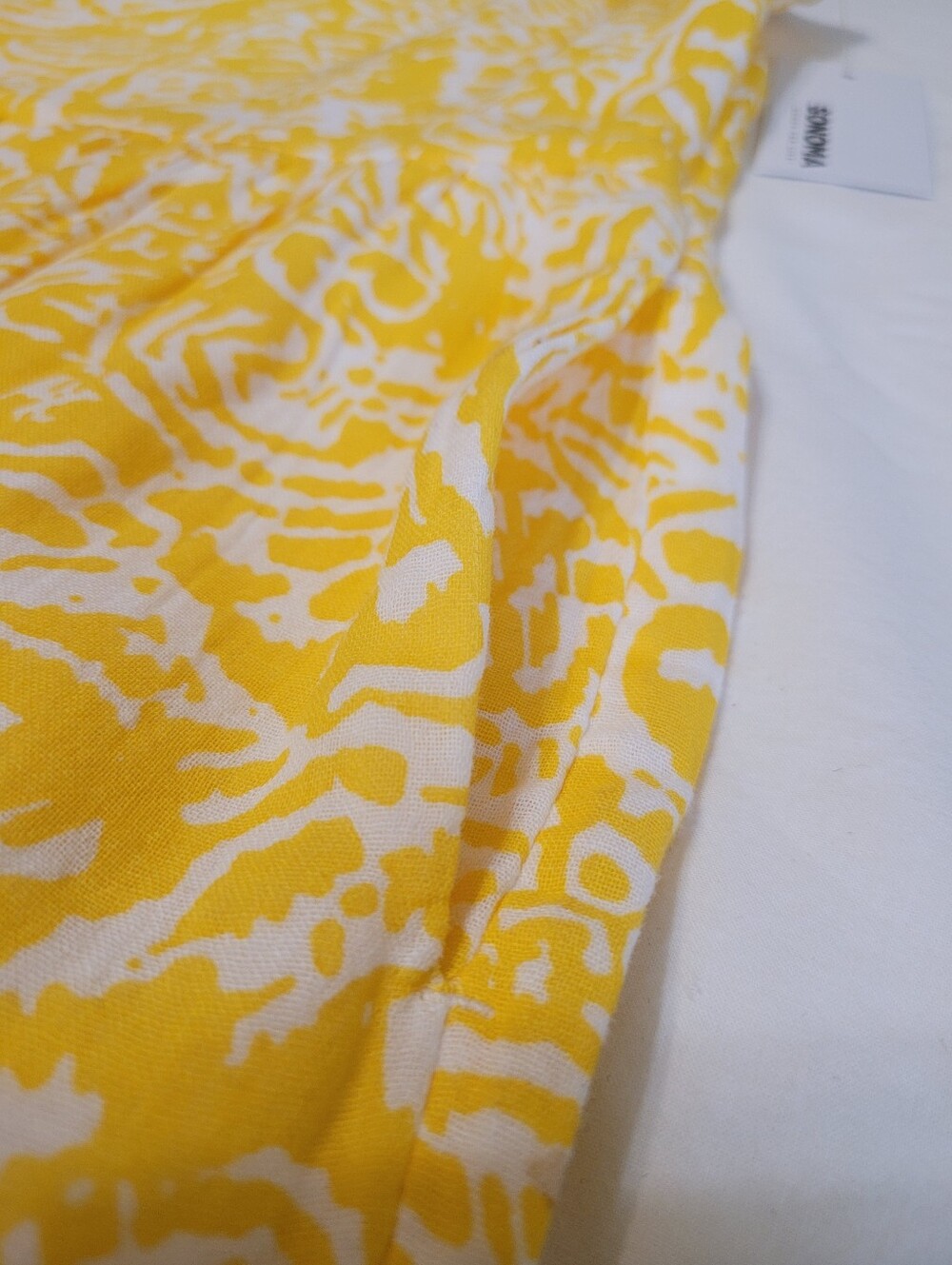 Sonoma Midi Sleeveless Sundress - Sz L, Lemon Yellow, NWT - Picture 6 of 11